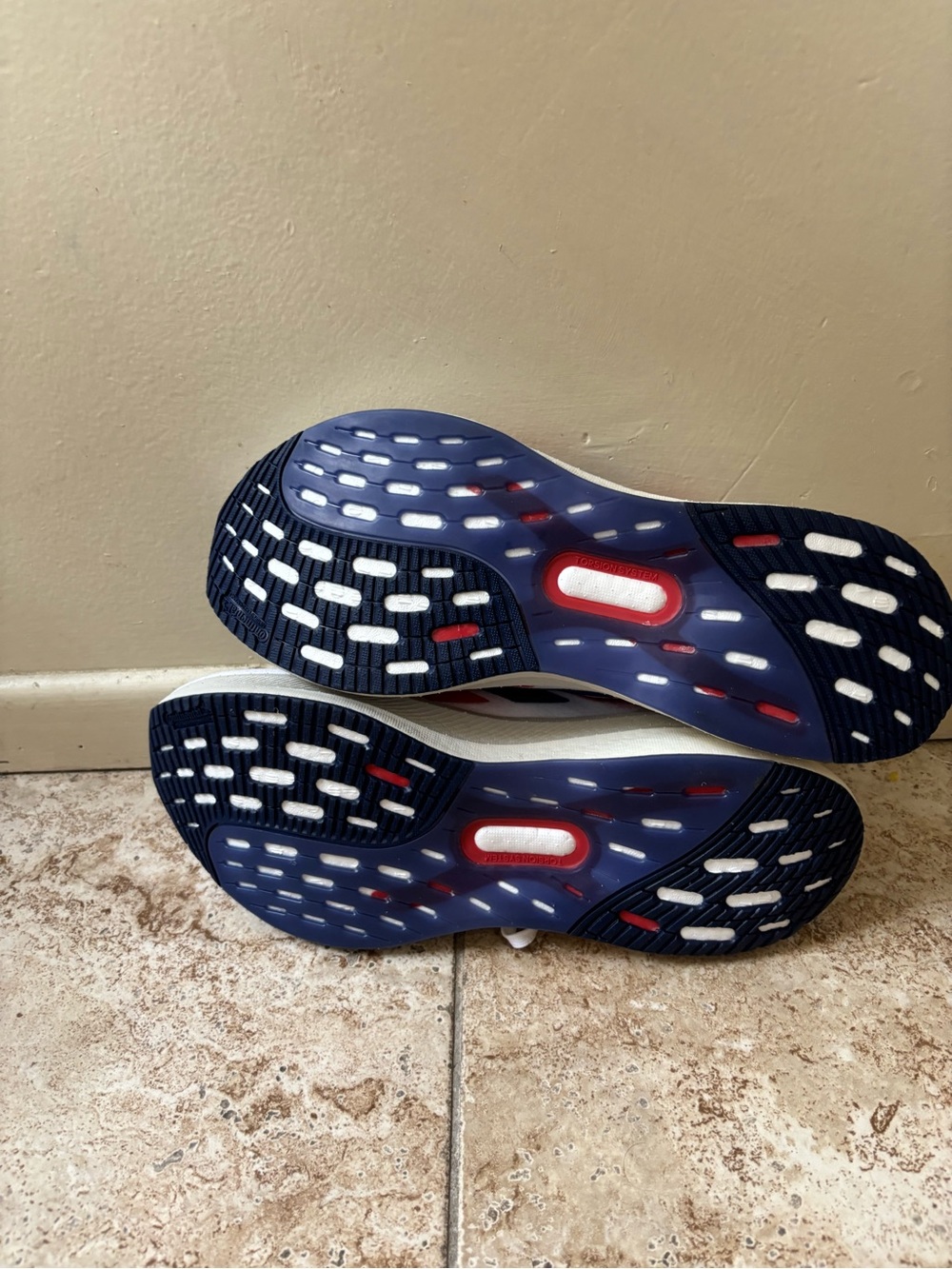Adidas UltraBoost 5X Men’s Shoes Cloud White Style JH9040 USA Blue Red Size 12 - Picture 5 of 5